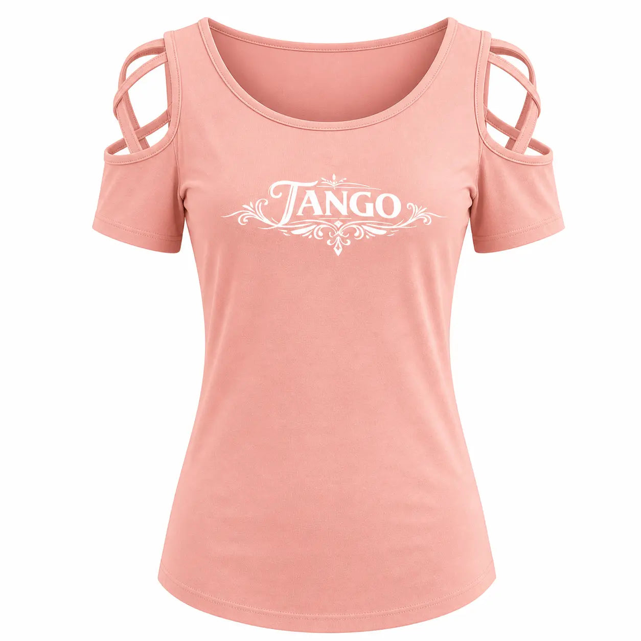 T-shirt femme tango Milonga élégance rose