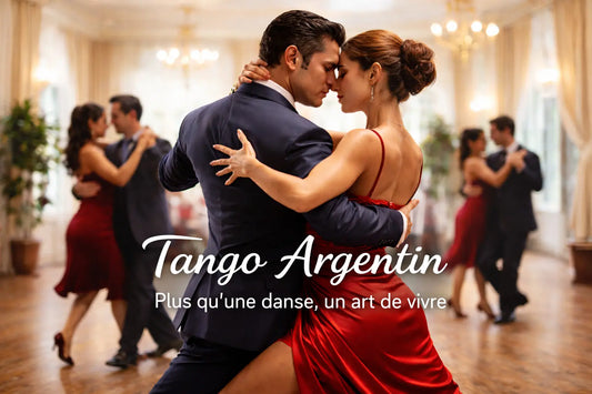 couple dansant le tango argentin dans une milonga lumineuse