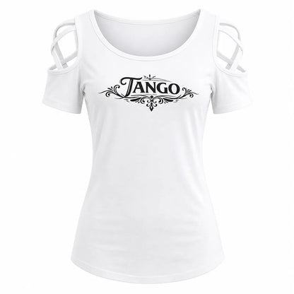 T-shirt femme tango Milonga élégance blanc