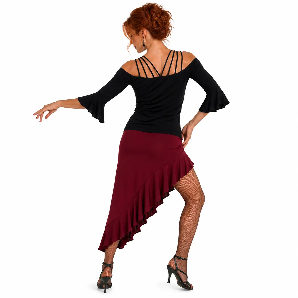 T-shirt Tango femme Tanguera noir de dos