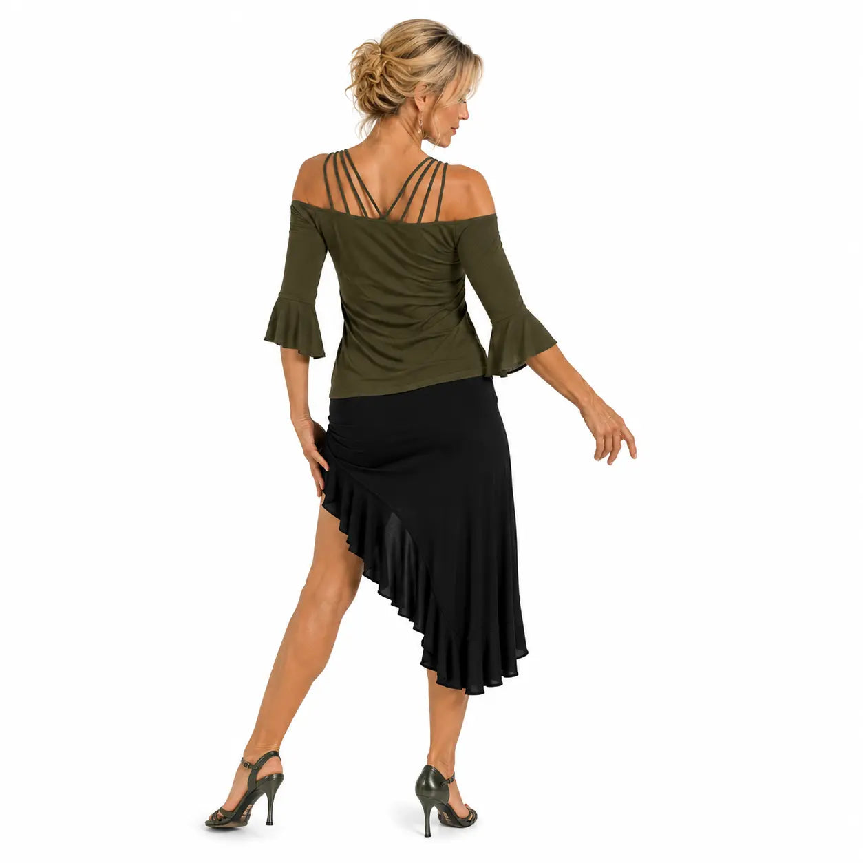 T-shirt Tango femme Tanguera vert de dos