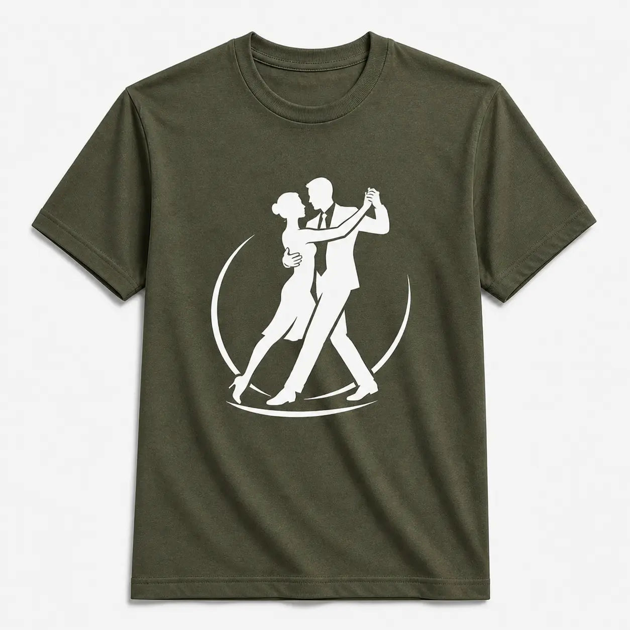 T-shirt homme tango caminata vert militaire