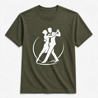 T-shirt homme tango caminata vert militaire