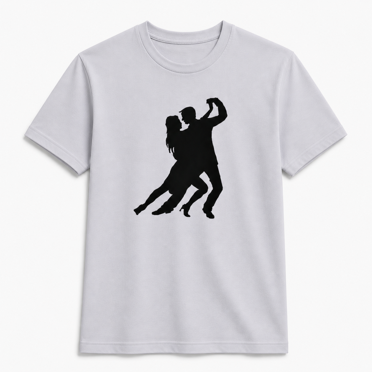 T-shirt tango homme silhouette passion gris clair