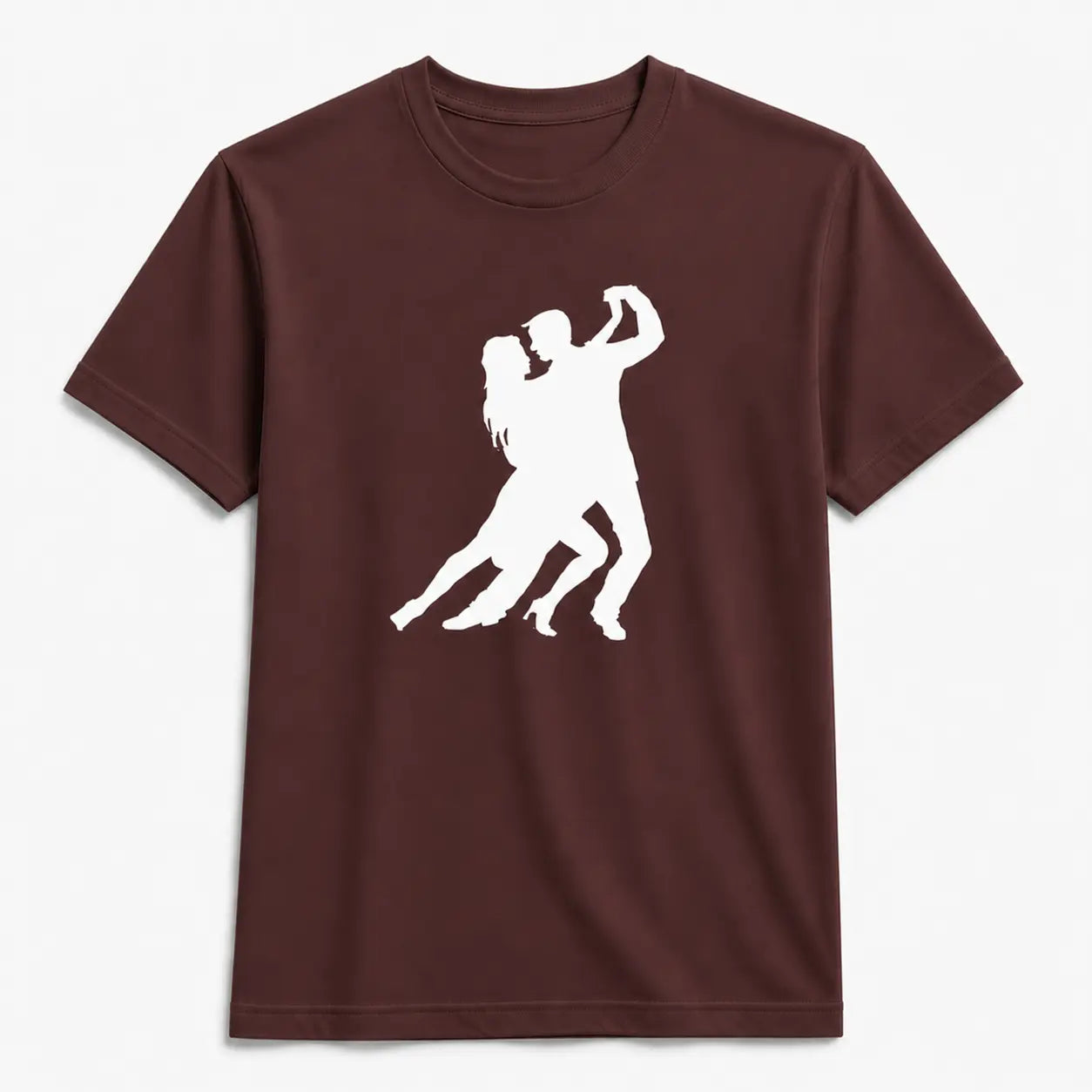 T-shirt tango homme silhouette passion marron