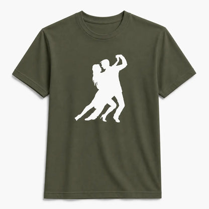 T-shirt tango homme silhouette passion kaki