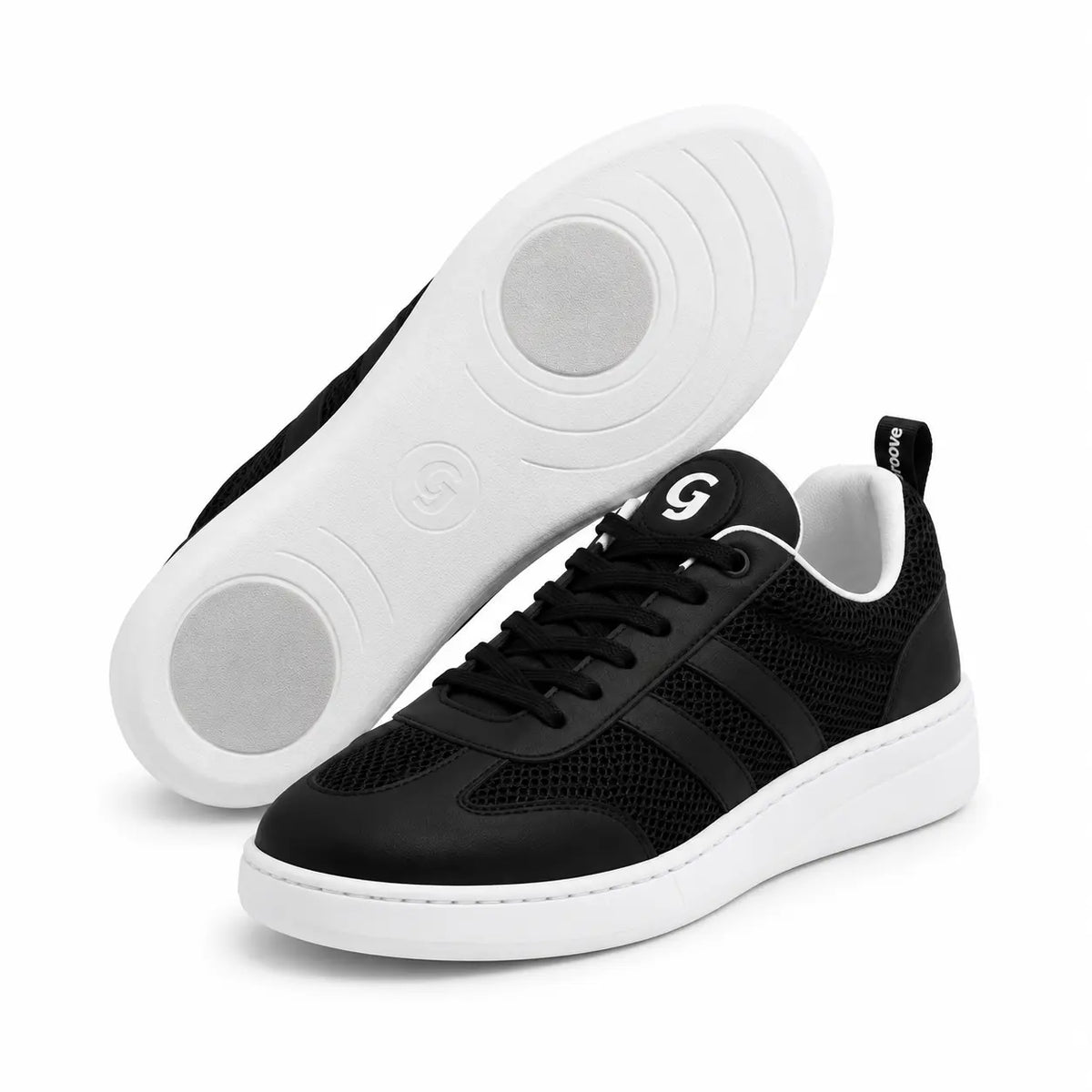 baskets danse groove black white salsa
