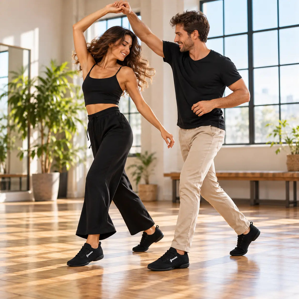 baskets de danse Groovies Training black