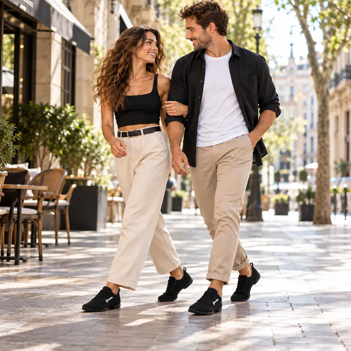 baskets pour danse Groovies Training black