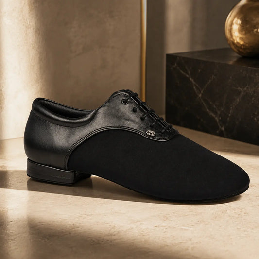 chaussure danse de salon homme max noir cuir néoprène