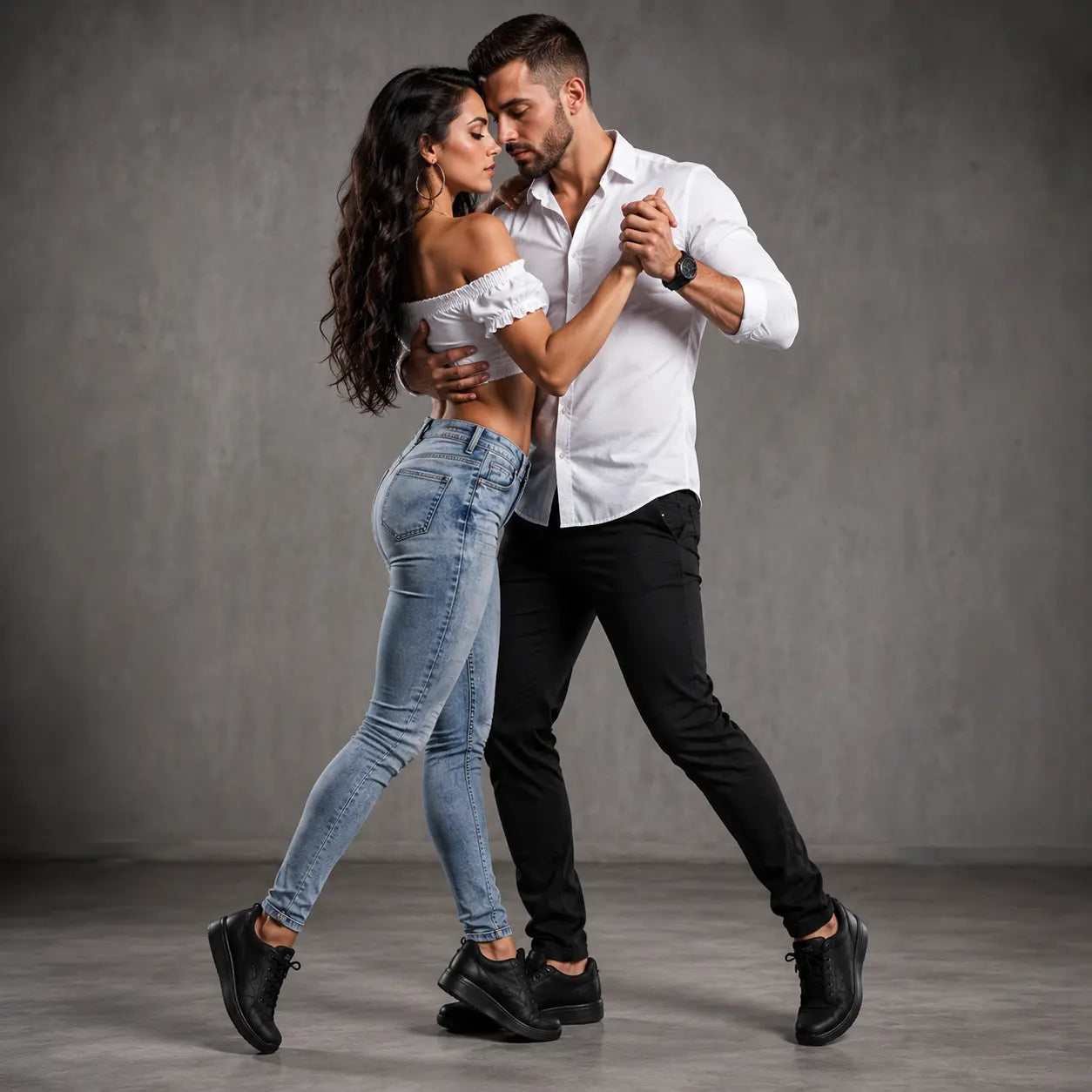 chaussure danse groove all black kizomba