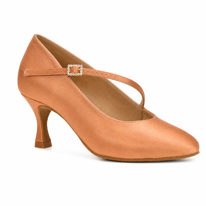 chaussure de danse de salon femme elisa bronze sombre