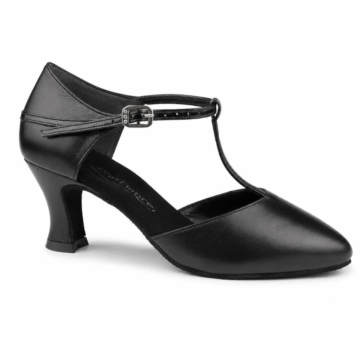 chaussure de danse de salon femme eva noir