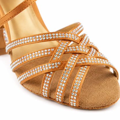 chaussure de danse de salon femme Jade 7 bronze