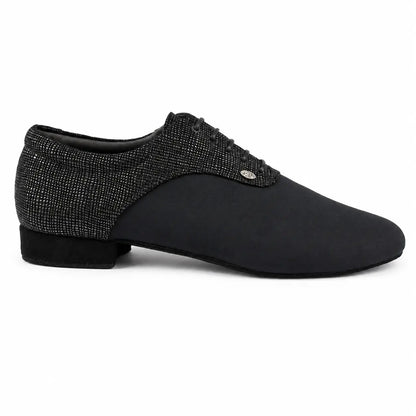 chaussure de danse de salon homme max noir graphite néoprène