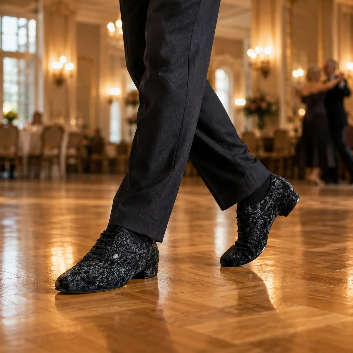 chaussure de danses de salon homme Tim noir