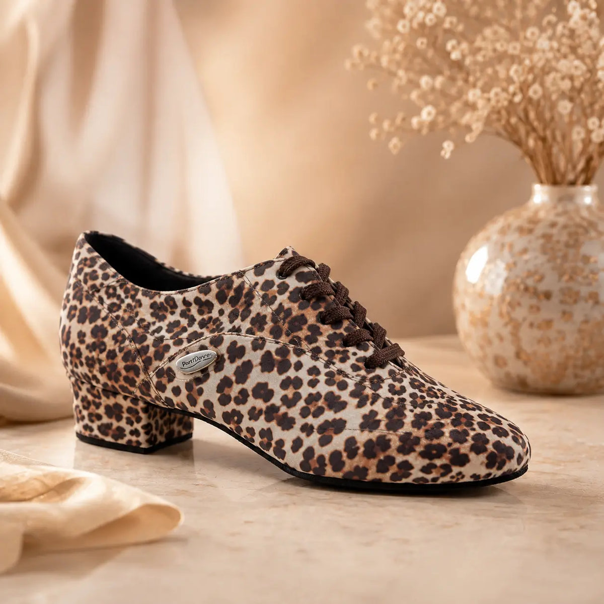 Tango17 Lisa Leopard training  – Chaussures Tango Femme