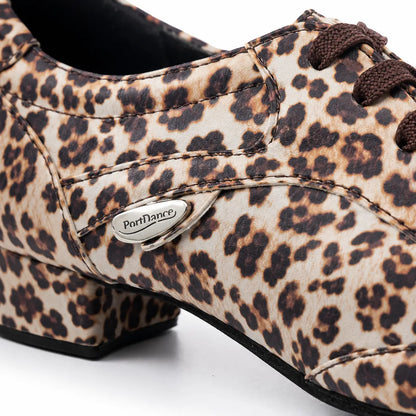 Tango17 Lisa Leopard training  – Chaussures Tango Femme