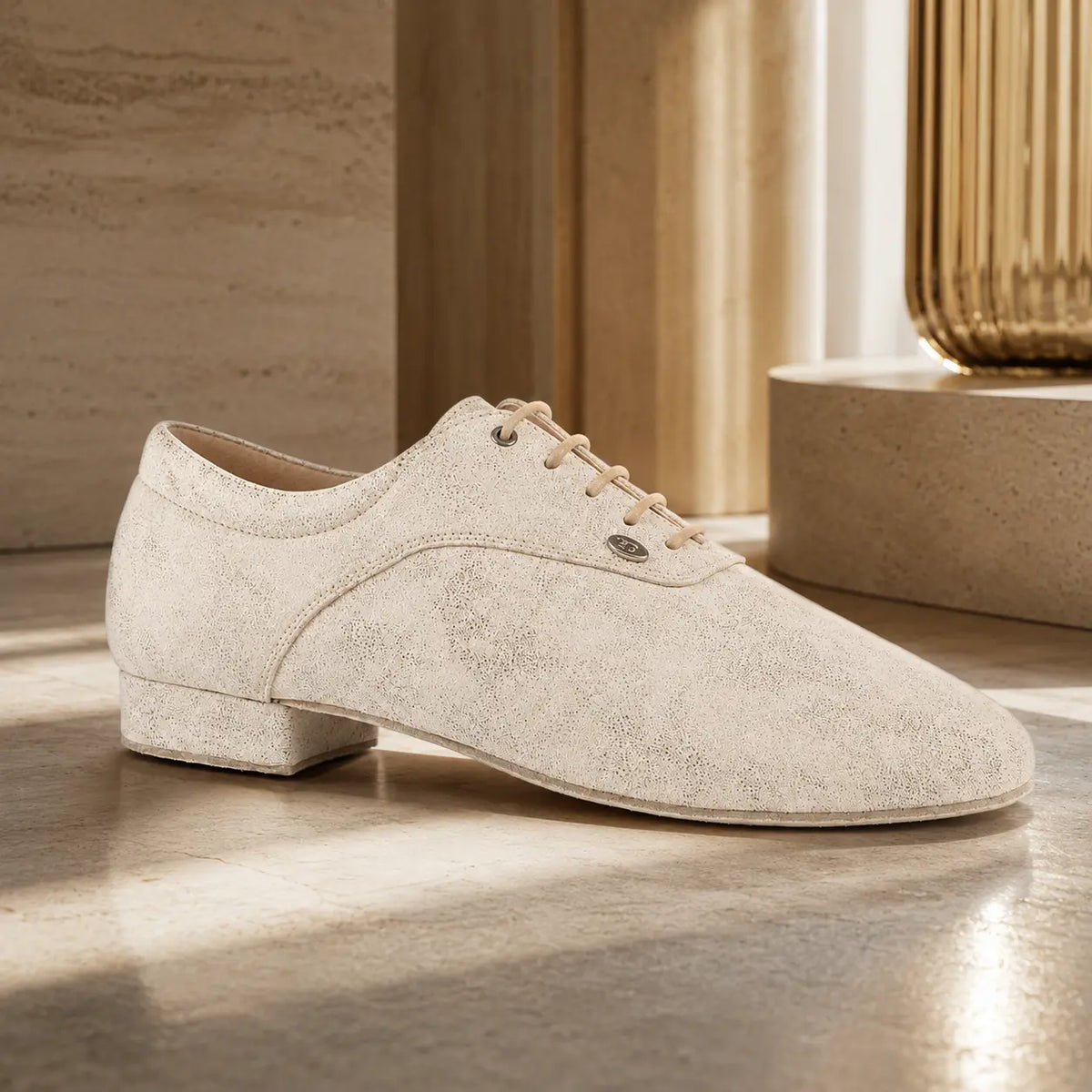 chaussure homme de danse de salon Tim beige