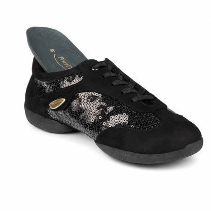 Tango17 Luna Noir Glam – Sneaker Tango Femme par PortDance