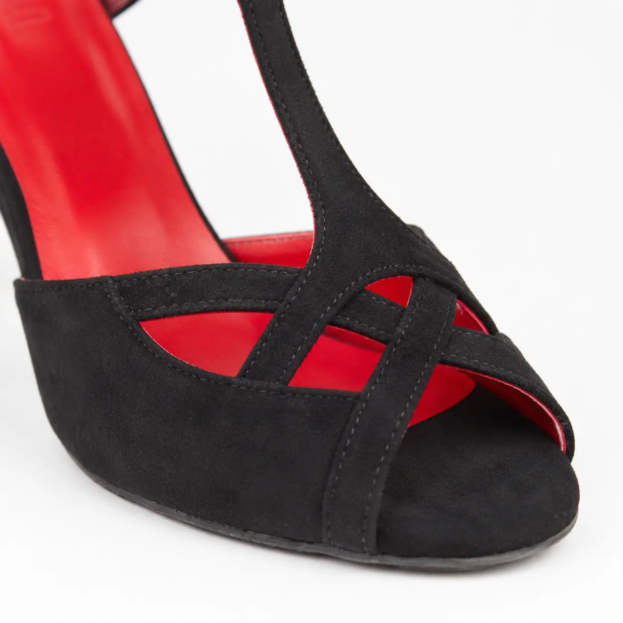 Tango17 Sofia Noir & Rouge 5 cm – par PortDance