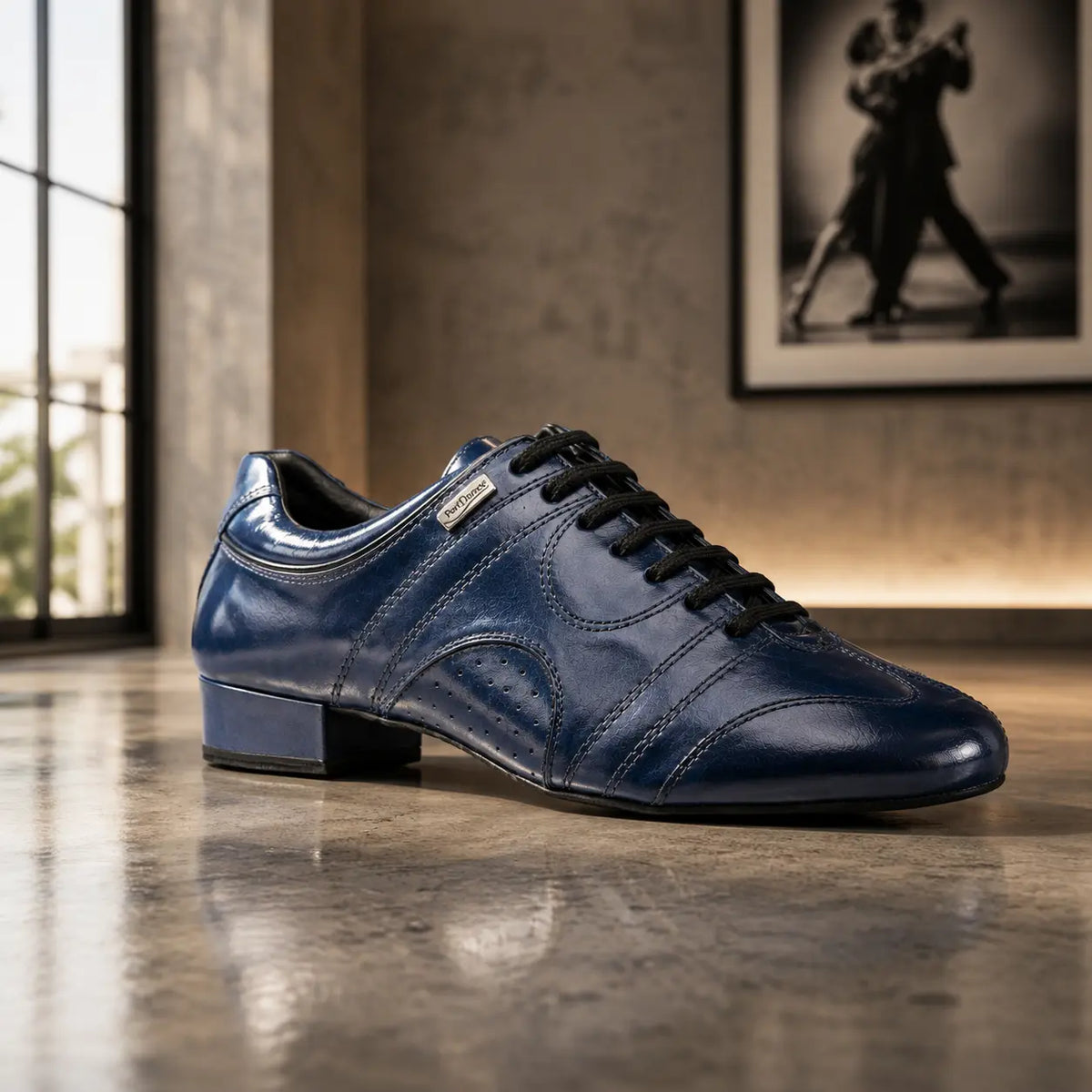 chaussures tango Urban Bleu interieur