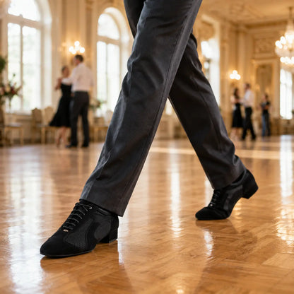 chaussures danse de salon homme Enzo noir