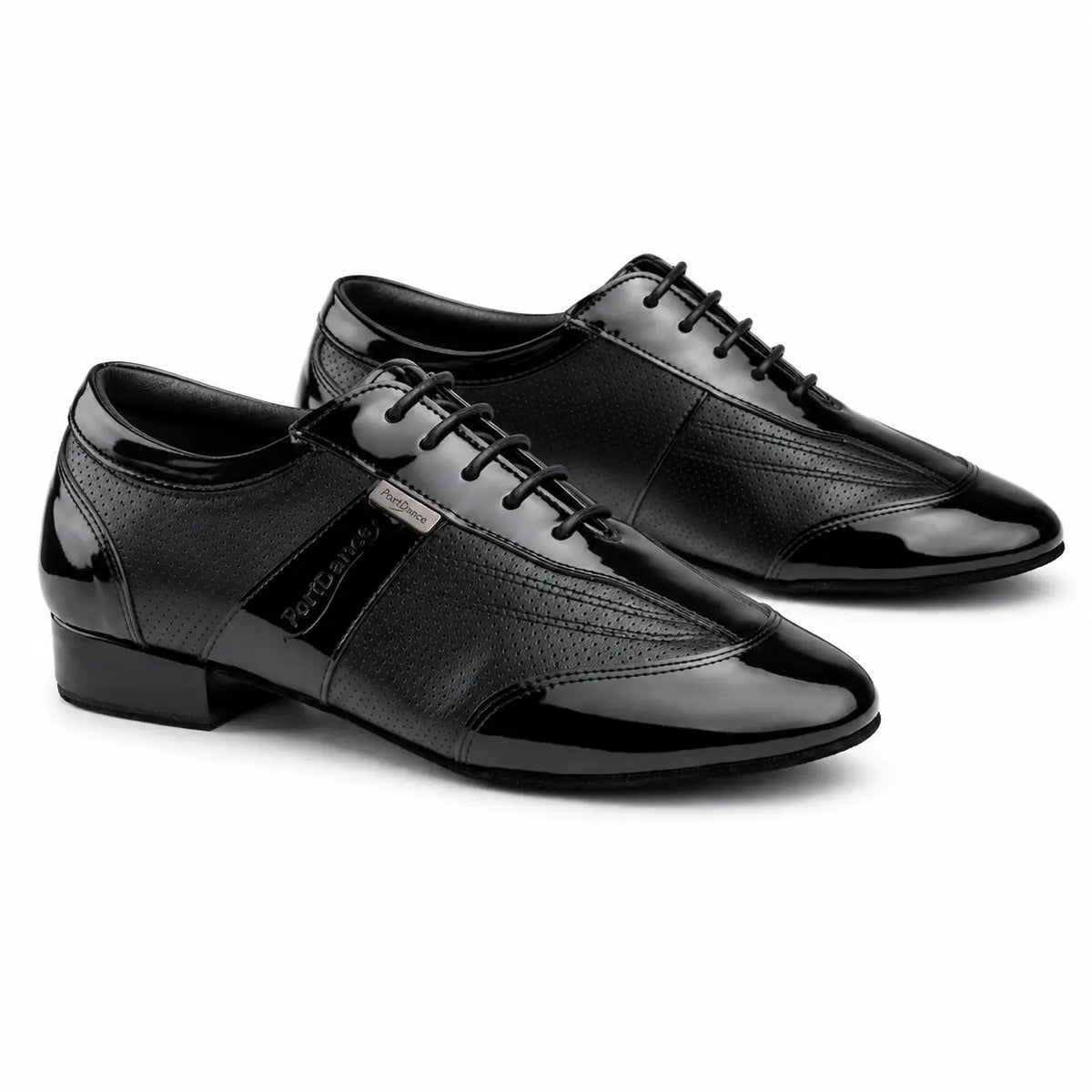 chaussures danses de salon homme tomy noir verni