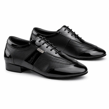 chaussures danses de salon homme tomy noir verni