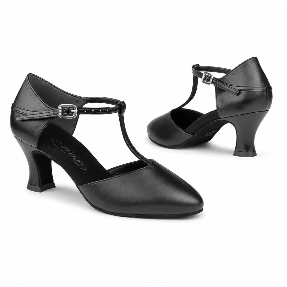 chaussures de danse de salon femme eva noires