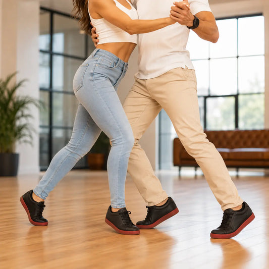 chaussures de danse Groove Black Red
