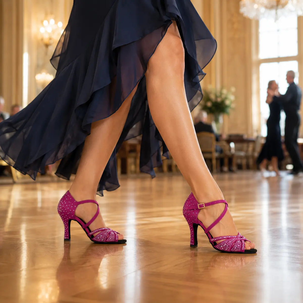 chaussures de danse  paillettes 
femme Barbie