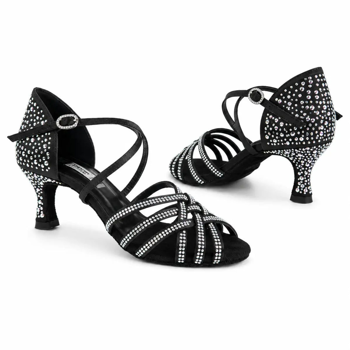 chaussures de danse salon femme Jade noir