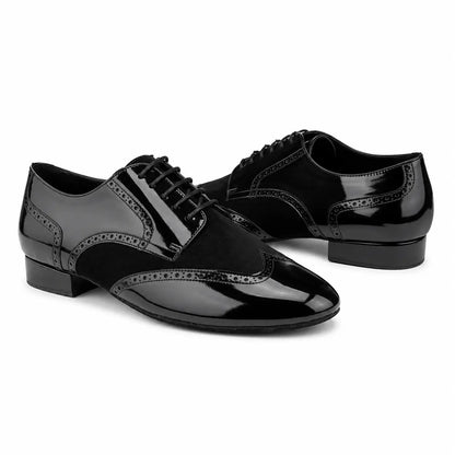 chaussures de danses de salon homme hugo noir vernis