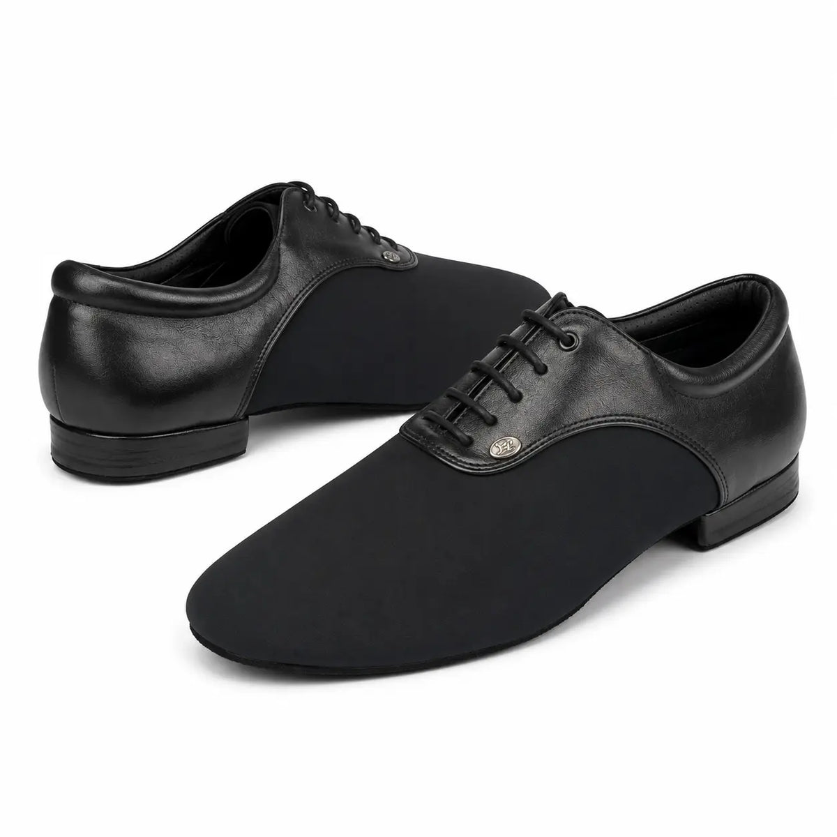chaussures de danses de salon homme max noir cuir néoprène
