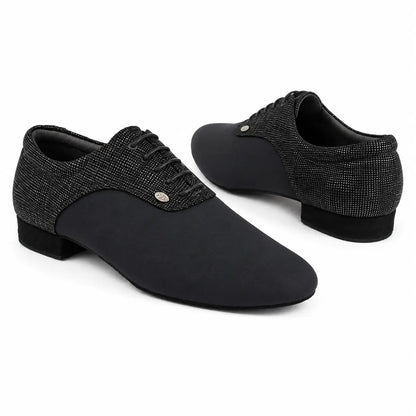 chaussures de danses de salon homme max noir graphite néoprène
