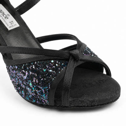 Aurora Noir Élégance 5,5 cm – Chaussures de Danse de Salon Femme