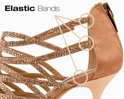 Tango17 Cristal Bronze 7cm – Chaussures de Tango Femme par PortDance