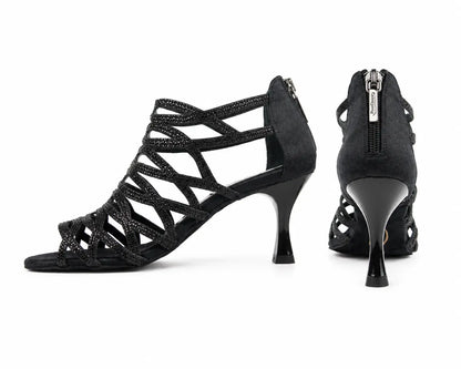 Tango17 Cristal Noir 6cm – Chaussures de Tango Femme par PortDance