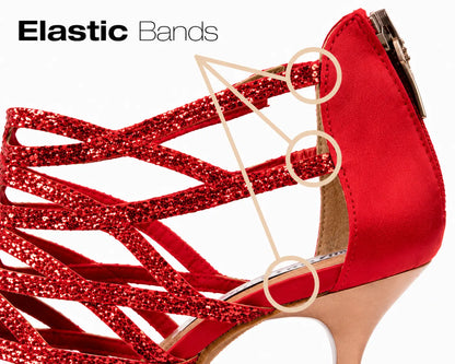 Tango17 Cristal Rouge 7cm – Chaussures de Tango Femme par PortDance