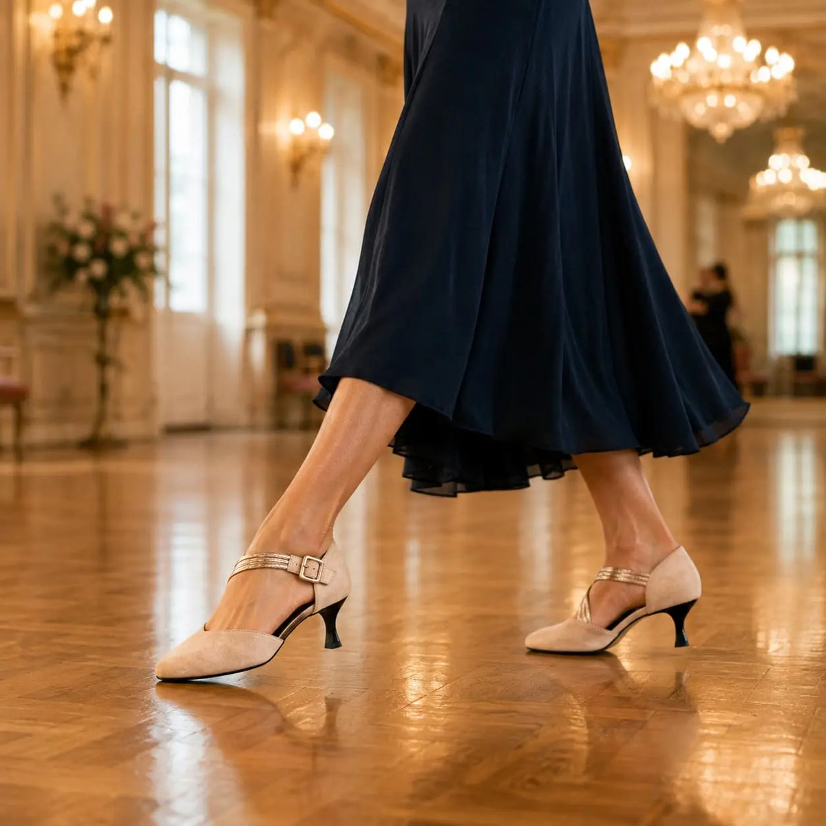 chaussures femme de danse de salon emma pink