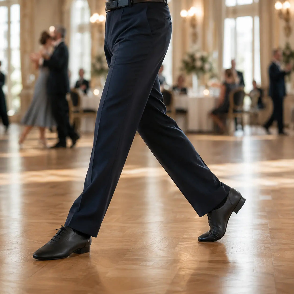chaussures homme de danse de salon liam noir