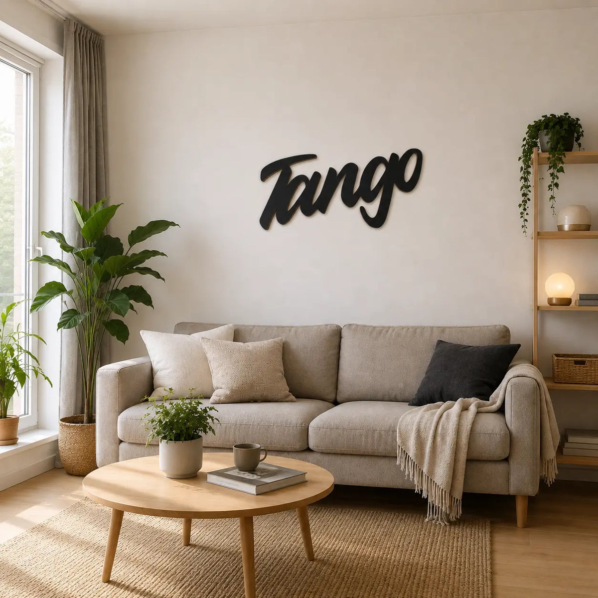 décoration murale tango en bois