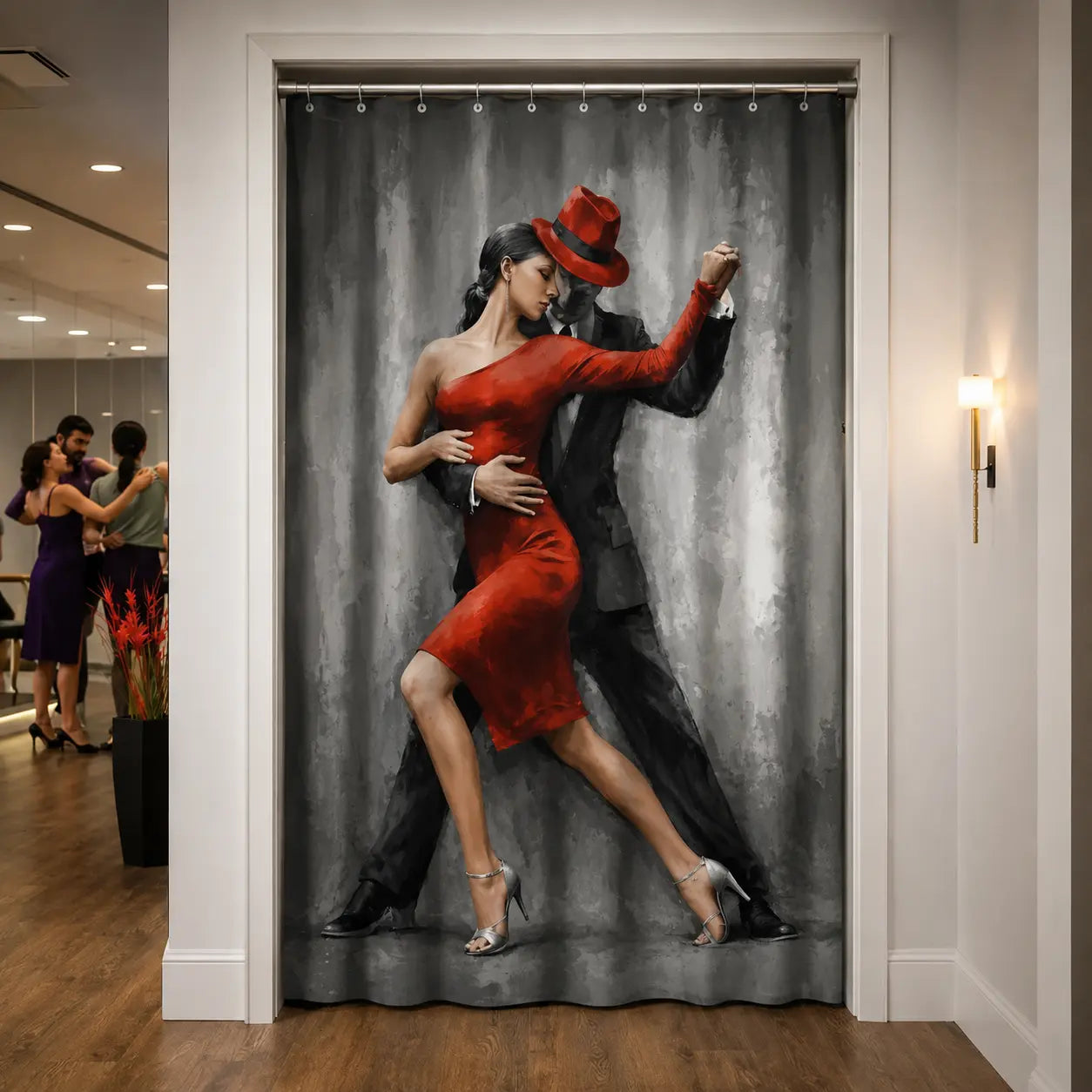rideau décoration tango pour salle de danse