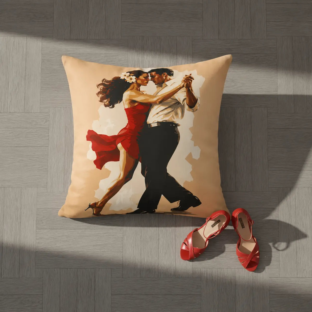 Housse de coussin tango passion