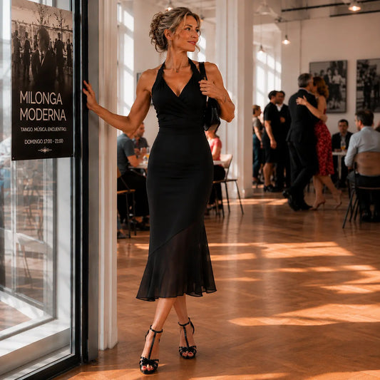 Jupe tango Milonga noire bal