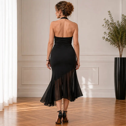 Falda Tango Milonga Negra