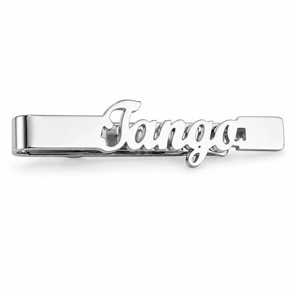 pince cravate tango homme elegance argent
