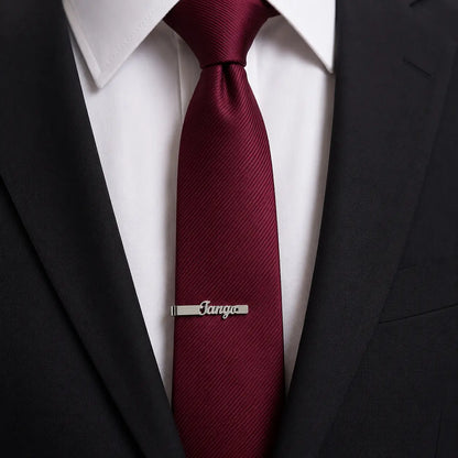 pince pour cravate tango homme élégance argent