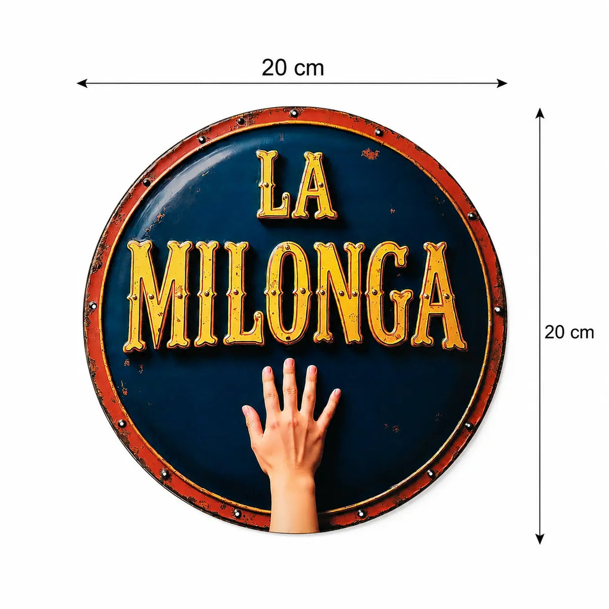 plaque murale entrez dans la milonga